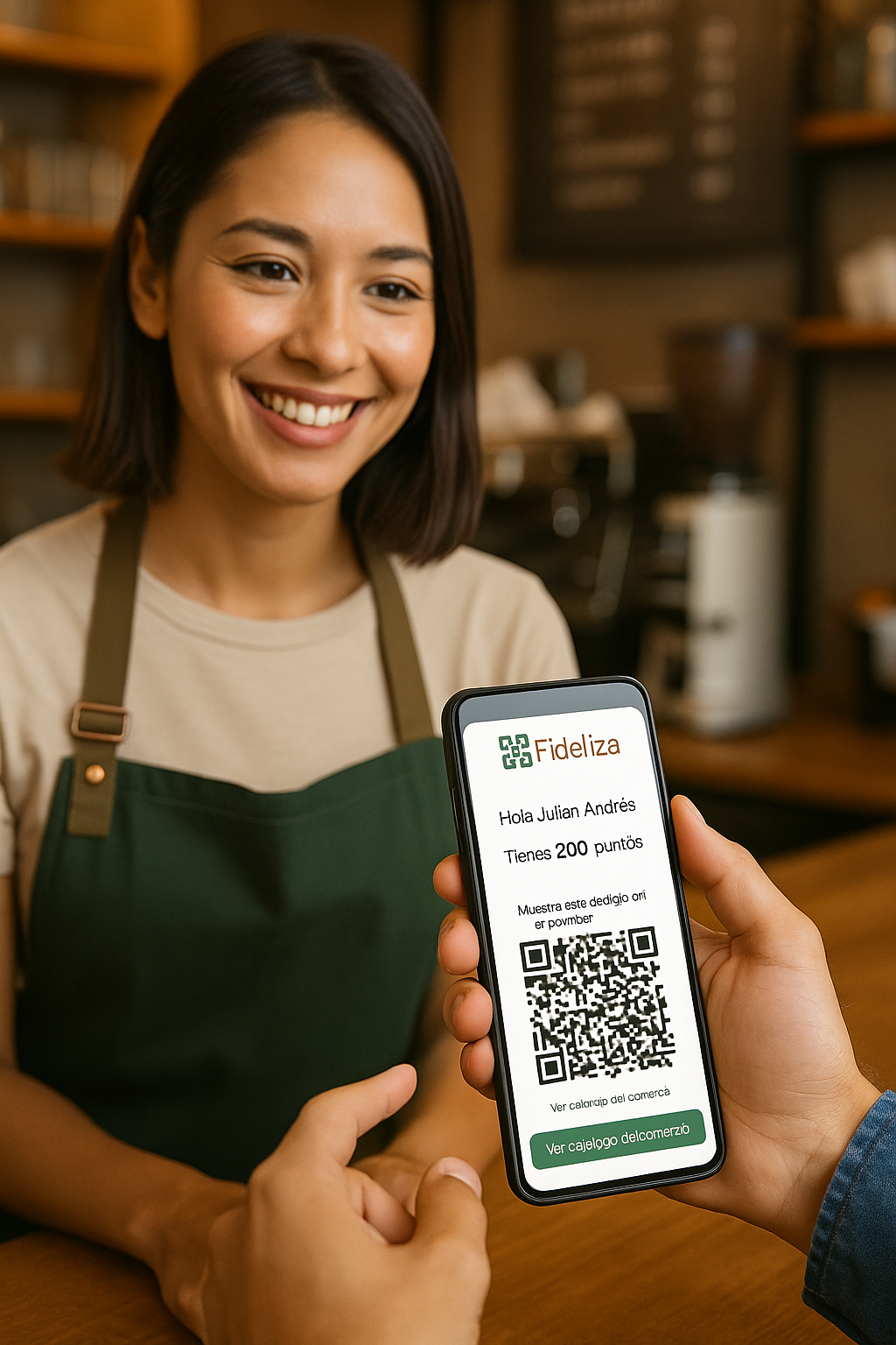 QR personalizado entregado
